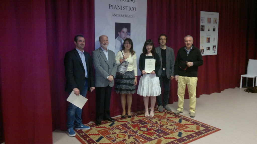 concorso andrea baldi 2013 giuria e YOSHIKO FURUKAWA 1° PREMIO